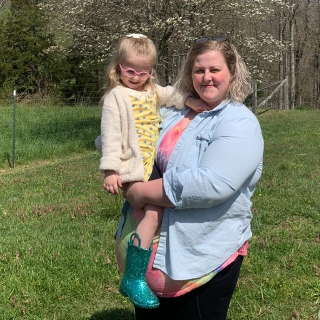 Corrie Cape and daughter